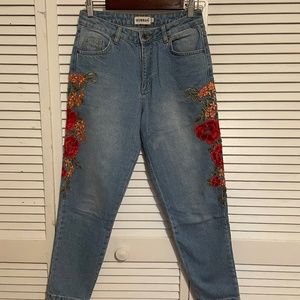 Embroidered Jeans